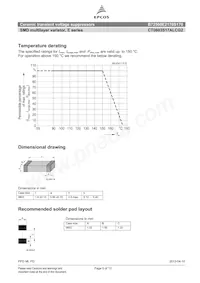 B72500E2170S170 Datasheet Pagina 5