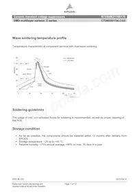 B72500E2170S170 Datasheet Pagina 7