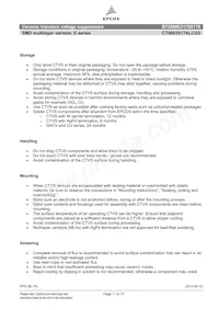 B72500E2170S170 Datasheet Page 11