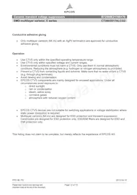 B72500E2170S170 Datasheet Page 12