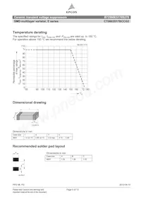 B72500E5170S270 Datasheet Pagina 5