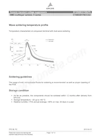 B72500E5170S270 Datasheet Pagina 7