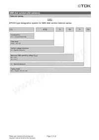 B72660M0950S172 Datasheet Page 2