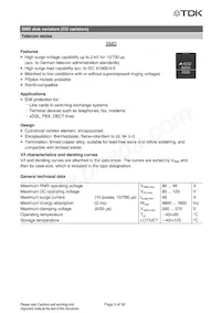 B72660M0950S172 Datasheet Page 3