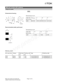 B72660M0950S172 Datasheet Pagina 5