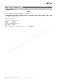 B72660M0950S172 Datasheet Pagina 14