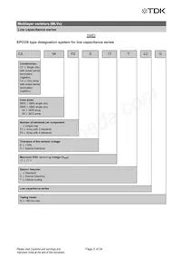 B72762A2170S160 Datasheet Pagina 2