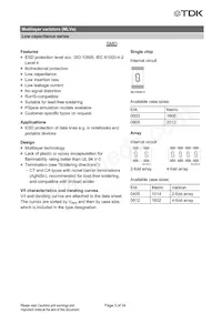 B72762A2170S160 Datasheet Pagina 3