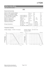 B72762A2170S160 Datasheet Pagina 4