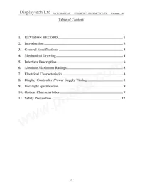 DT024CTFT-TS Datasheet Page 3