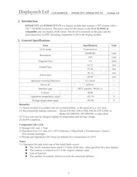 DT024CTFT-TS Datasheet Pagina 4