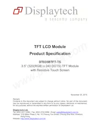 DT035BTFT-TS數據表 封面