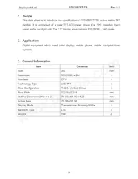 DT035BTFT-TS Datasheet Page 4