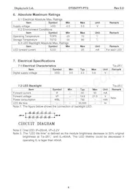 DT050TFT-PTS Datasheet Page 7