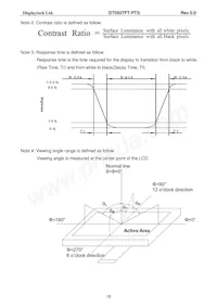 DT050TFT-PTS Datasheet Page 13