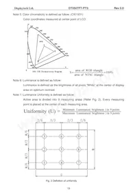 DT050TFT-PTS Datasheet Page 14