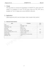 DT050TFT-TS Datasheet Page 4