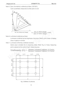 DT050TFT-TS Datasheet Page 14