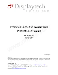 DT070ATFT-PTS Datasheet Cover