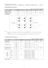 DT070ATFT-TS Datasheet Page 9