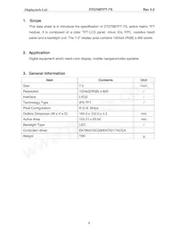 DT070BTFT-TS Datasheet Page 4
