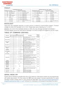 EA DIP203B-6NLW Datasheet Pagina 2