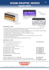 EA DOGM132B-5 Datasheet Copertura