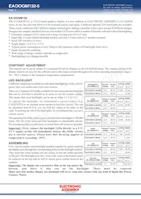 EA DOGM132B-5 Datasheet Page 2