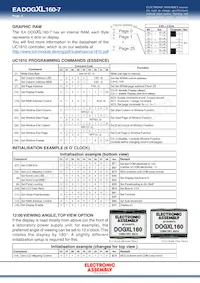 EA DOGXL160L-7 Datasheet Pagina 6