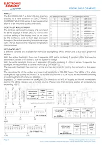 EA DOGXL240B-7數據表 頁面 2