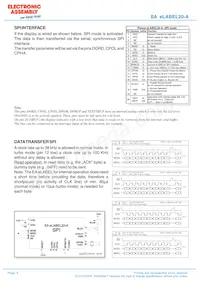 EA ELABEL20-A Datasheet Pagina 4