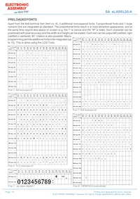 EA ELABEL20-A Datasheet Pagina 12