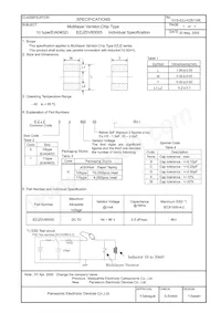 EZJ-Z0V80005 Datasheet Page 2