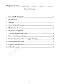 INT024BTFT-TS Datasheet Pagina 3