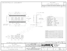 LCD-A401C39TR Datasheet Cover