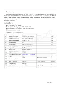 LCD-OLINUXINO-10TS Datasheet Pagina 6