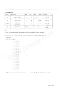 LCD-OLINUXINO-10TS Datasheet Pagina 11