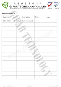 LCD-OLINUXINO-4.3TS Datasheet Page 2