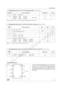LCP1511DRL Datasheet Page 3
