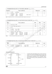 LCP1511DRL Datasheet Pagina 3