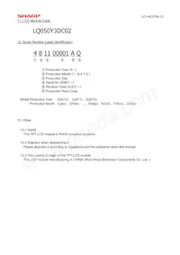 LQ050Y3DC02 Datasheet Page 15