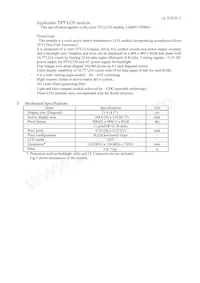 LQ085Y3DW01 Datasheet Page 4