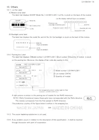 LQ104V1LG81數據表 頁面 19