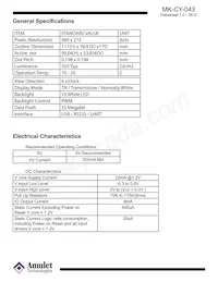 MK-CY-043 Datasheet Page 2