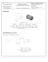 MLV0402-120-E120 Datasheet Page 3