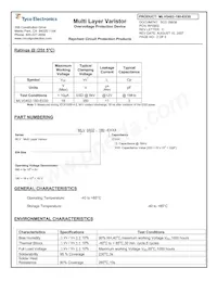 MLV0402-180-E030 Datasheet Pagina 2