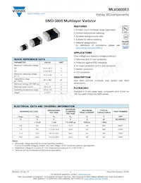 MLV0805E31103T Datenblatt Cover