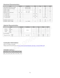 NHD-0108CZ-FSW-GBW-33V3 Datasheet Page 5