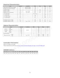 NHD-0116AZ-FL-YBW Datasheet Page 5