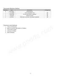 NHD-0116GZ-FSB-GBW Datasheet Page 2